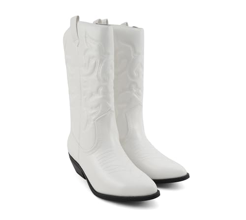 Image of Soda Women's Rodeo Western Pointed Toe Cowboy Boots
