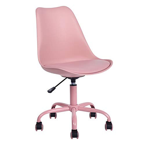 Sillas Escritorio Sin Ruedas Rosa Marca MEUBLE COSY