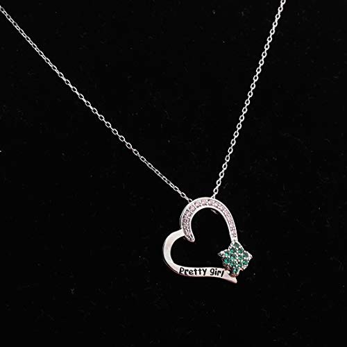 CHOORO Sorority Gifts Graduation Gift Pink and Green Necklace Sorority Graduation Jewelry4