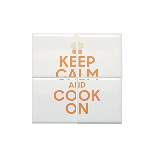 Carreaux céramique décoratif Keep Calm pour cadeau de chef
