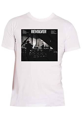 The Beatles T Shirt Revolver Studio Band Logo Nue Officiel Homme Blanc - Les Beatles, Paul McCartney, John Lennon, RIngo Starr, George Harrison The Beatles T Shirt Revolver Studio Band Logo Nue Officiel Homme Blanc – Image 5