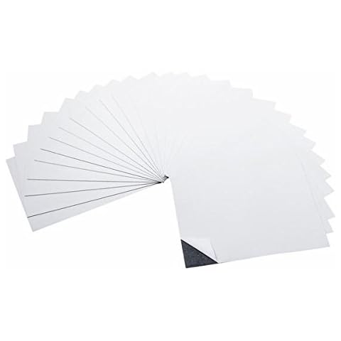 totalElement 5 x 7 Inch Strong Flexible Self-Adhesive Magnetic Sheets Peel & Stick Refrigerator Magnet Sheets (25 Pieces) Cover