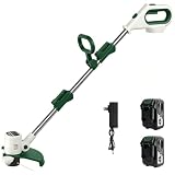 Cordless Weed String-Trimmers/Lawn Mower, 21V 3-in-1 with 8 Replace Auto Line Feed, Electric Grass Trimmer for Garden, Lawn, 120 Mins of Non-Stop