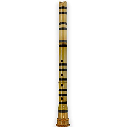 Japanese Zen Shakuhachi Pentatonic End-Blown Flute With Natura Bell Root. Kinko-Ryu 1.8 Feet .Professional Quality, Play All Ocataves. Good For Seasoned Flautist, Good For Any Level Player. #TOP1