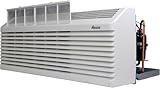 AMANA K-Series PTAC 12,000 BTU Air Conditioner Heat Pump with 3.5 kW Heater, 20 Amp plug, White - PTH123K35AXXX - A/C Unit Only