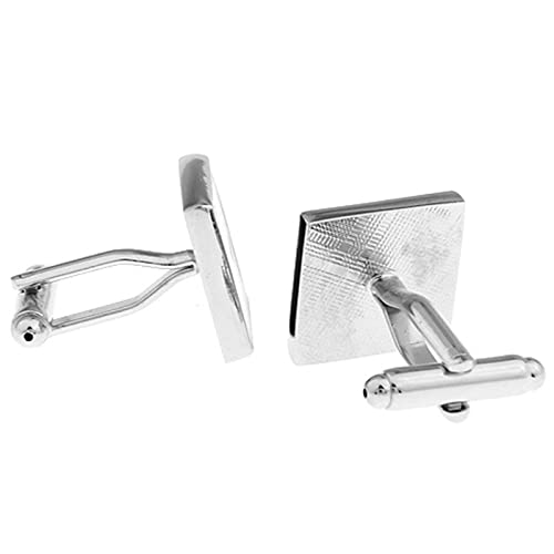 Set de Mancuernas Cuadradas Negras para Hombre miniatura 2