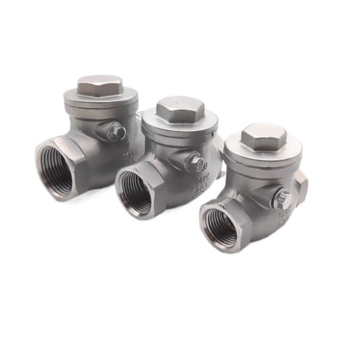 Evite fugas con la válvula de retención horizontal de acero inoxidable 316L para aceite y agua