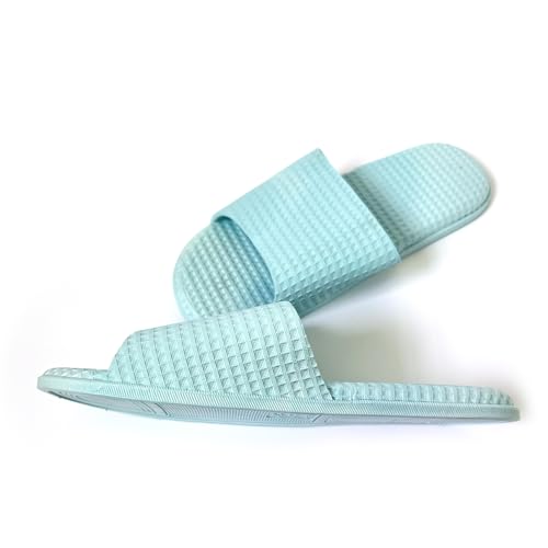 Women's Plus Size Soft Indoor Non-Slip Bath Shower slippers/Lavender, Pink, Blue | Sizes 9 10 11 Wide Fit Loafer3