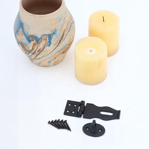 Image of Hand Forged Cast Iron 4 Inch Hasp Lock