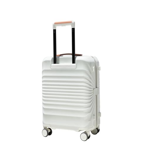 24" Luggage Lightweight Suitcase, TSA Lock, USB Port, Spinner Wheels, Creamy White4