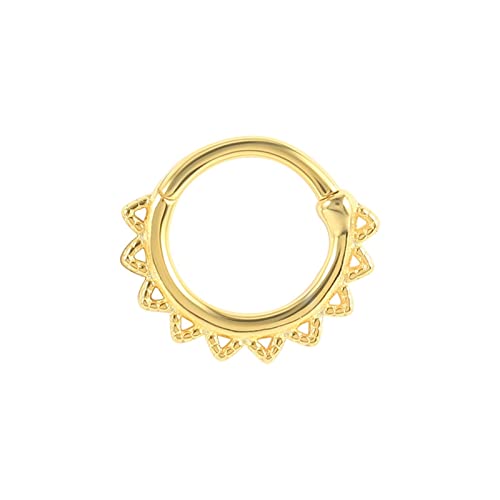Stud de Nez 18G Argent Sterling 925 Triangle - Cadeau Bijou Piercing Cartilage Femme