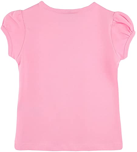 Image of Lilax Girls Short Puff Sleeve Cotton T-Shirt, Toddler & Little Girls Top | 95% Cotton Puff Sleeve Tee; Crewneck, Short Sleeve; Toddler & Girls Sizes 2T-12; for School, Play & Everyday; Machine Wash