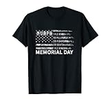 US Military Be patriotic Memorial Day Murph T-Shirt