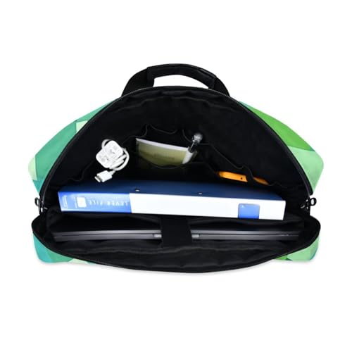 Sacoche ordinateur portable 15,6" vert turquoise rhomboïde robuste