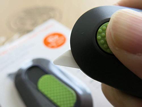 Slice Mini cortador de caixa auto-retrátil | Cortador de caixa de cerâmica seguro com duração de 11