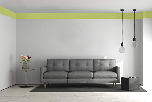 Removable Solid Wallpaper Border - Peel And Stick Paint - 7.5 Inches Wide By 32 Feet Long Roll (Willow Green) #TOP1