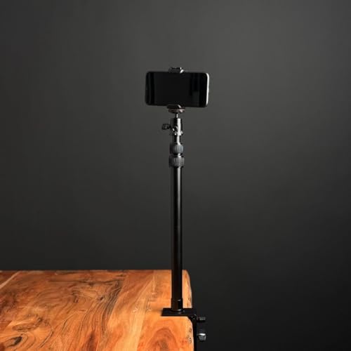 Trípode extensible con abrazadera de mesa MOJOGEAR regulable con soporte para teléfono móvil 2