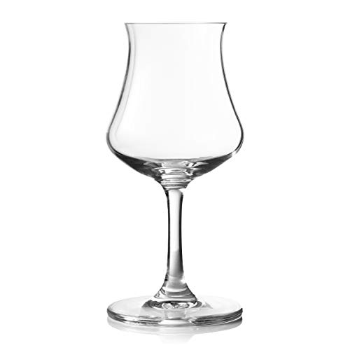 Bohemia Crystal Rum Glasses Set Of 4 By Maison Forine Elegant And Durable Cordial Cognac Old Fashioned Glass 170Ml -5.7Oz #TOP5