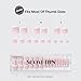 BTArtboxnails XCOATTIPS Toe Nail Tips - Lamp-Curable Real Square Pink Press On Toenails for Women, 150 Soak Off French Tip Toe Nail Extensions in 15 Sizes, Builder Gel & Top Coat Required