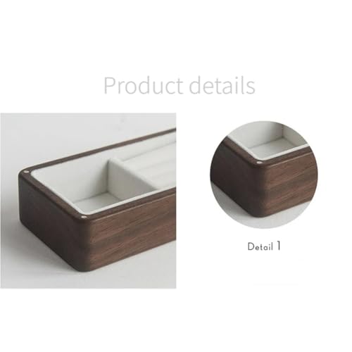 Boîte à bijoux en bois mini pour voyage et bagues - 4