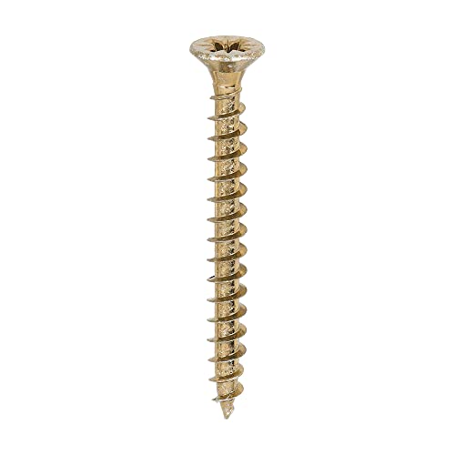 Vis à bois 6x60 mm double tête fraisée Premium Easy Drive robuste