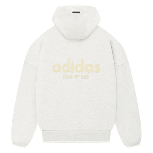 adidas Mens Fear Of God Athletics Hoodie Casual Outerwear Casual 4-Way Stretch - White - Size M2