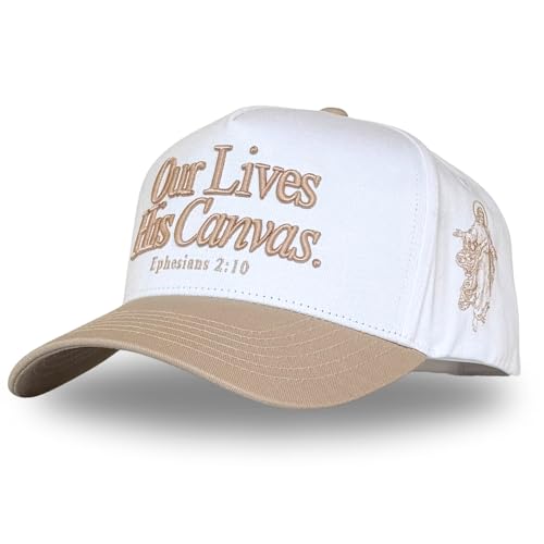 Image of Vintage Faith & Forever Trucker Hat | Men & Women | Christian Cross Jesus Hats | Bachelorette Bride Hat | Cotton | Snapback