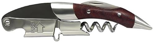 Prestige Wood Inlay Double Lever Corkscrew Insert Sommelier