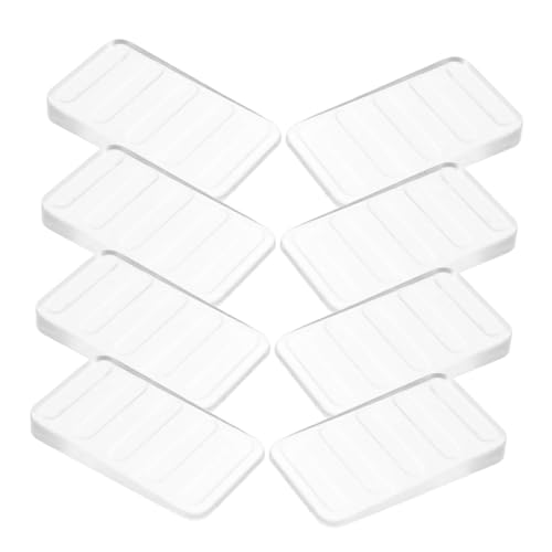 jojofuny 8 Pcs Furniture Spacers Furniture Leveling Shims for Table Plastic Shims Plastic Leveling Shims Wedge Table Shims Plastic Levelers Shims Wedge Levelers Shims for Table PVC