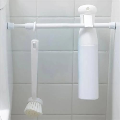 Barre télescopique sans perçage extensible et ajustable pour placard