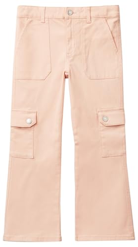 Pantalon Benetton 120 cm fille beige résistant et facile à laver