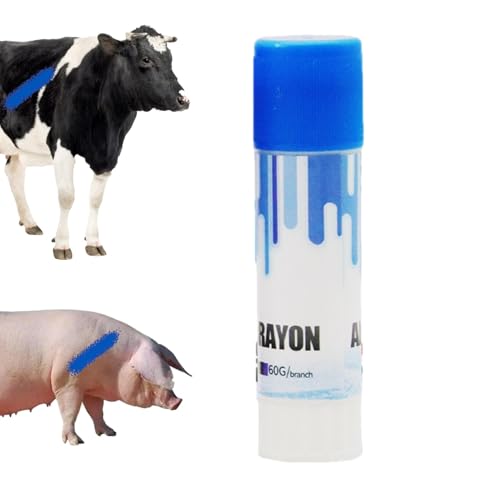 Lápiz De Marcado Para Ganado, Marcador De Lápiz Para Ovejas - Bolígrafo De Marcado De Animales, Bolígrafo De Marcado De Mascotas, Parafina De Alta Pureza, Bolígrafo De Pintura De Marcado