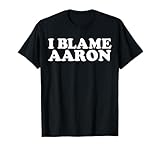 Maglietta fantastica con il nome Aaron