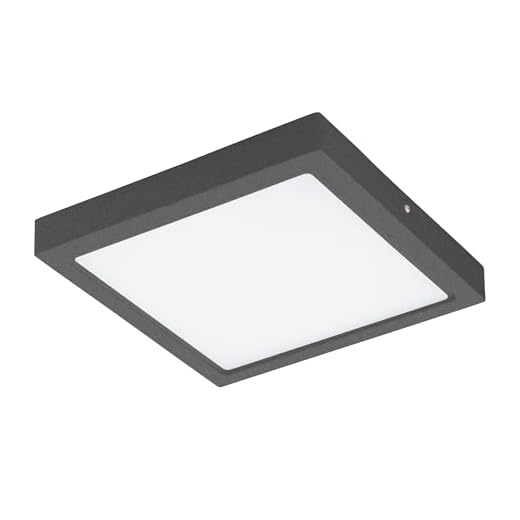 Lunartec Solarhängelampe: Solar-LED-Hängeleuchte mit Zugschnur und Fernbedienung, 40 Lumen, IP44 (Solar Deckenleuchte) 2 EGLO LED Außen-Deckenlampe Argolis, 1 flammige Außenleuchte für Wand und Decke, Deckenleuchte aus Alu und Kunststoff, Farbe: Anthrazit, weiß, IP44