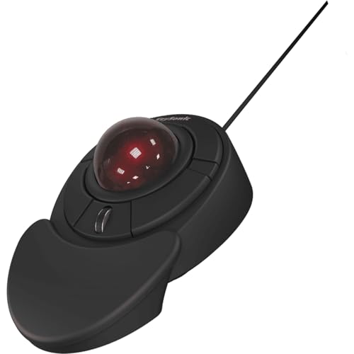 MSM KSM-6188T-B Corded Trackball-Maus 61080 nero