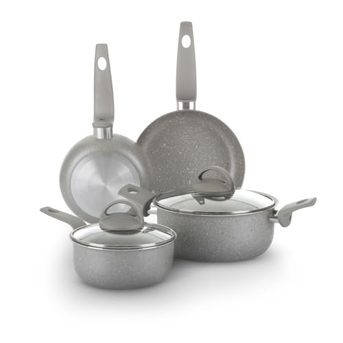 KASANOVA Batteria pentole antiaderenti Made in Italy - 6 pezzi