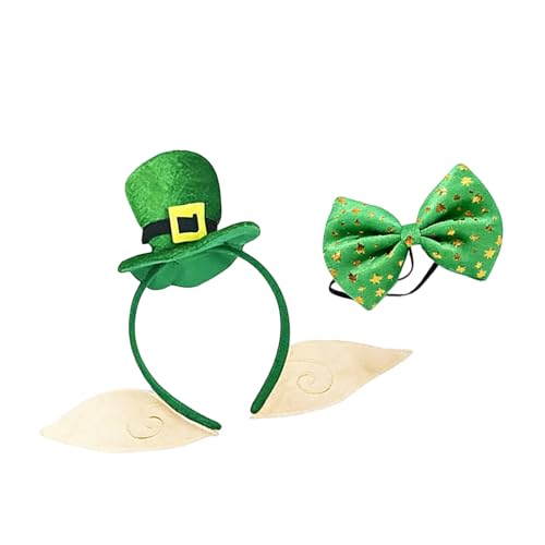 Elastic Shamrock Headpieces Costume Casual Use Cosplay Headbands Perfect Photo Props Gatherings Adults Party Wear Shamrock Headw