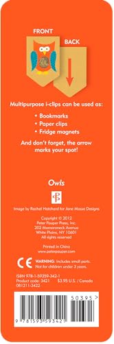 Owls i-Clip Magnetic Page Markers (Set of 8 Magnetic Bookmarks) image 4