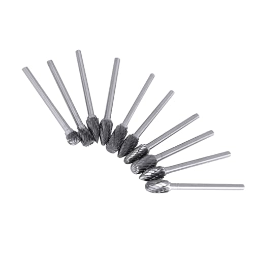 Set de 10 fresas de carburo de tungsteno para taladro miniatura 4