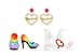 Rainbow High Kia Hart Fashion Doll Love Hearts Red Premium Collector Doll w/ 2 Mix & Match Outfits