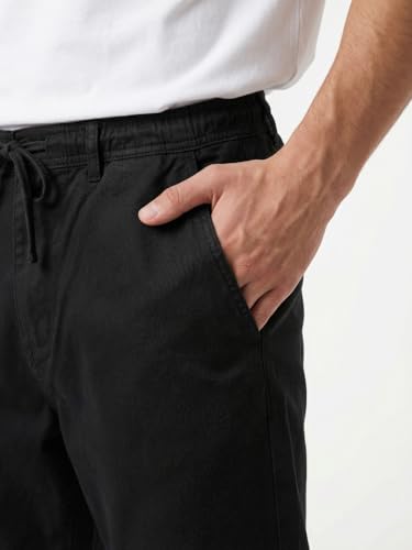 Image of Nobero Chino Pants for Men | Oversized Fit | Multiple Pockets | Elasticated Waist | Casual & Utility Wear