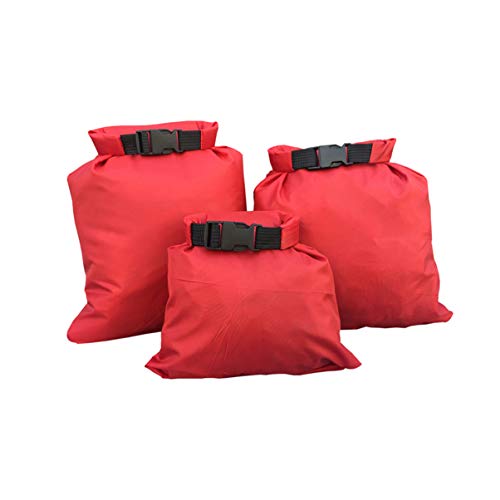 Wakauto 3pcs Kayak Dry Bags Waterproof Boat Gear Sacks