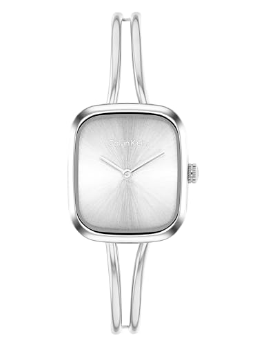 [カルバンクライン][正規輸入品]レディース 腕時計 ADORE シルバー文字盤 ステンレスベルト 25100131