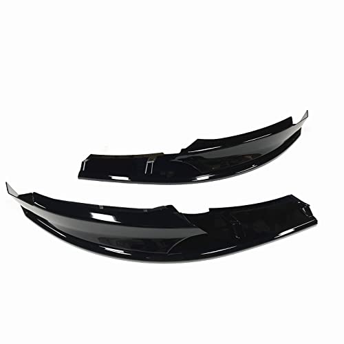 Kit séparateur de lèvre avant noir brillant aérodynamique pour BMW E82 E88