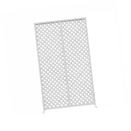 Panel privacidad decorativo exteriores o interiores, vallas madera jardín, for Patio, balcón, cubierta, patio trasero, separación temporal pared(White,90x150cm)