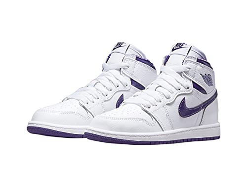 Jordan Preschool Air Jordan 1 Retro High PS CU0449 151 Court Purple - Size 1Y3