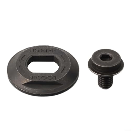 Yhenlovtt Lot de 2 brides extérieures et boulons pour scie circulaire DCS391 DCS367 DCS565 – Pièce de rechange N621119, pince de lame en alliage d'acier compatible avec les outils DeWalt