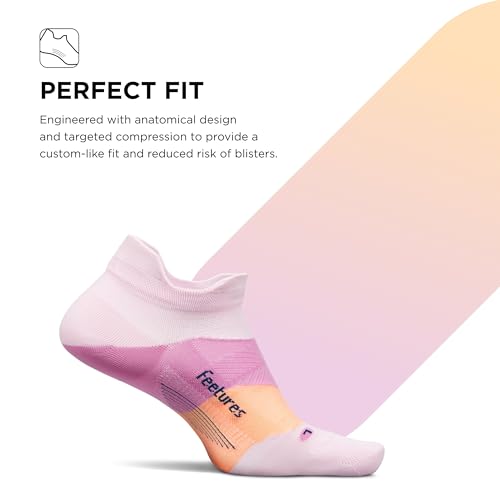 Image of Feetures Elite Light Cushion Mini Crew Sock - Sport Sock with Targeted Compression