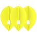 LSTYLE Dart Flights: L2 PRO Teardrop 2-Pack - for Soft Tip and Steel Tip Darts - Yellow