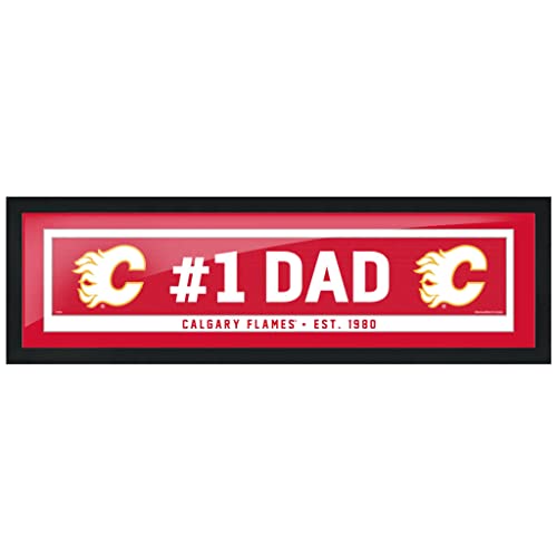Sports Decor Calgary Flames #1 Dad 6x22 Frame